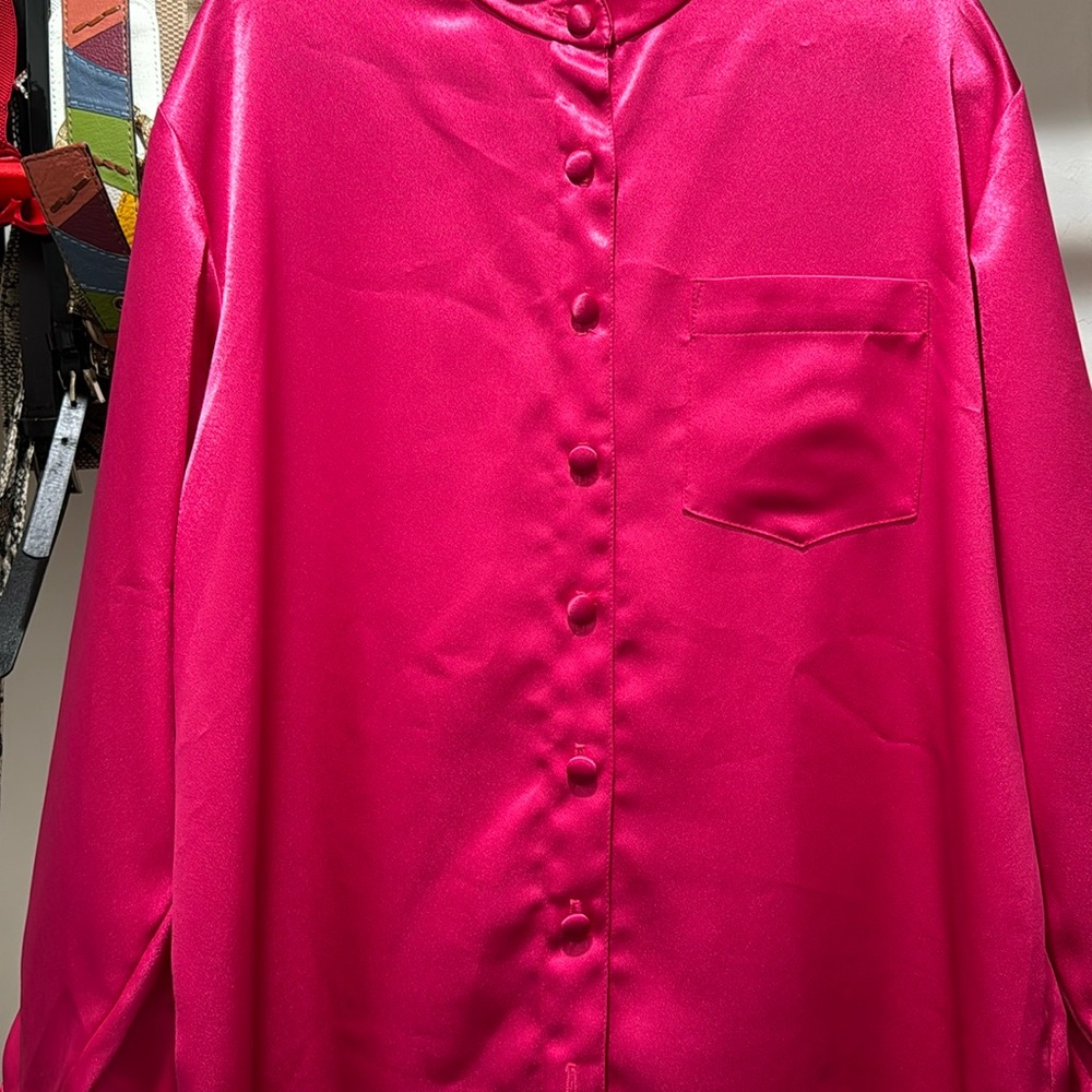 Large pink tunic